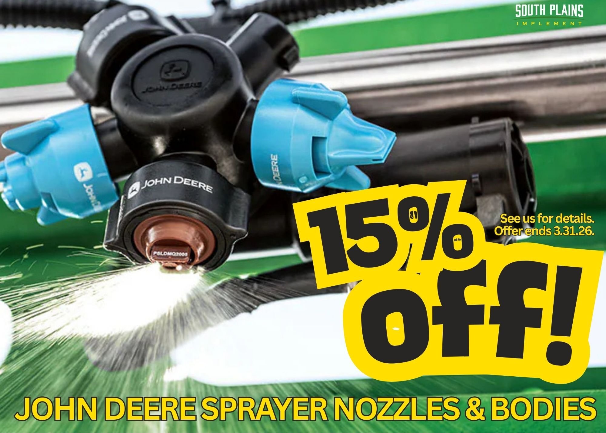 15% sprayer
